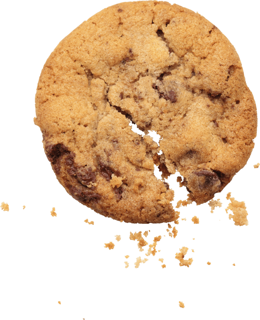 crumbling cookie