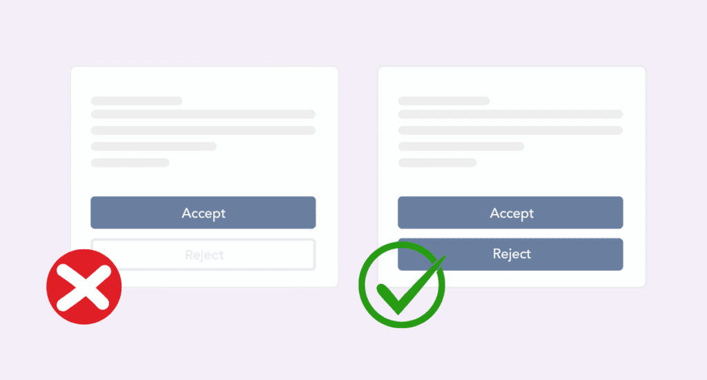 cookie banner optimisation